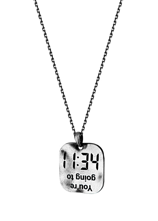 Men’s Hell Silver Necklace