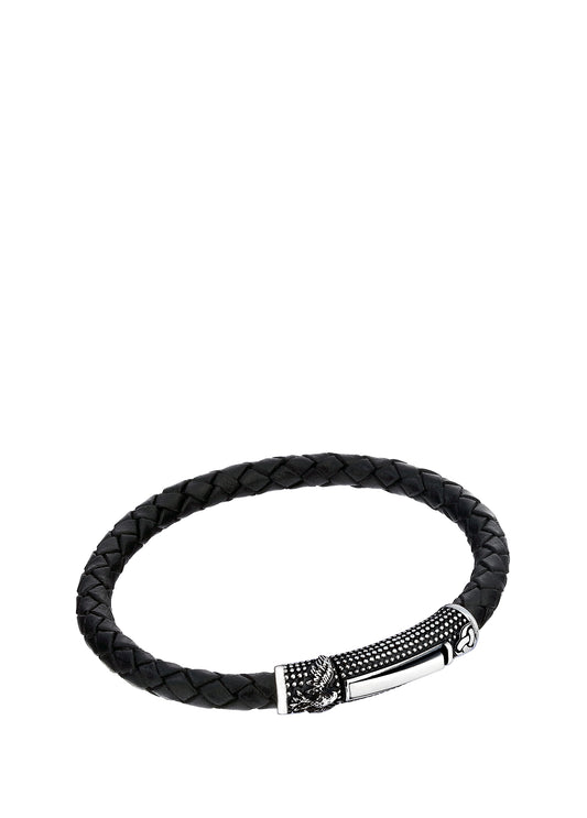 Men’s Black Silver Bracelet 3