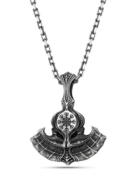 Men’s Axe of Perun Silver Necklace