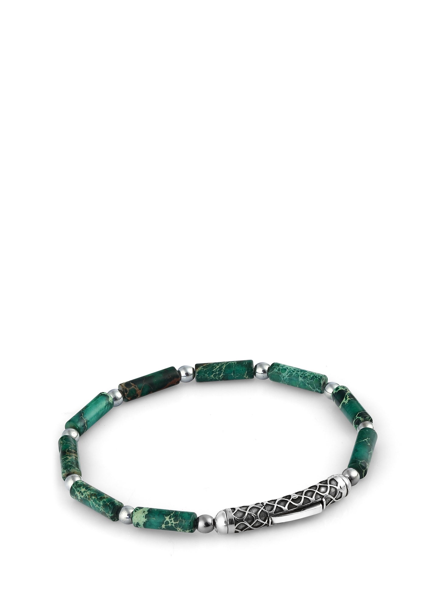 Men’s Sl-S Waves Pipe Vrst Silver Bracelet 10