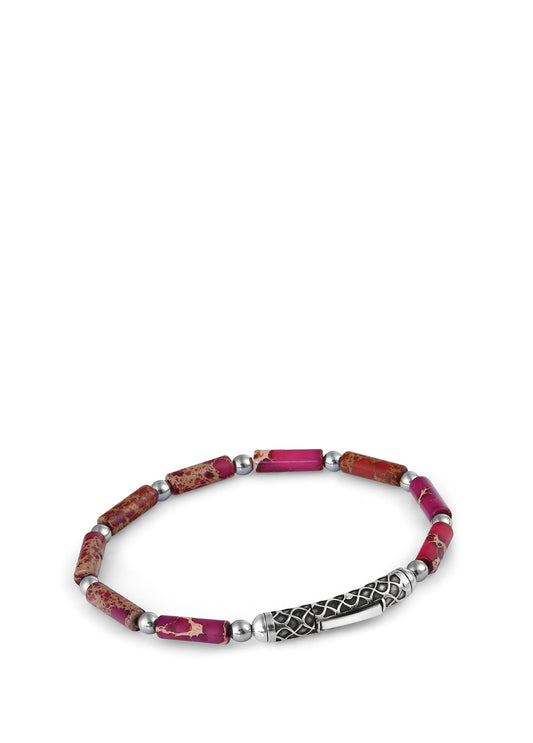 Men’s Sl-S Waves Pipe Vrst Silver Bracelet 5