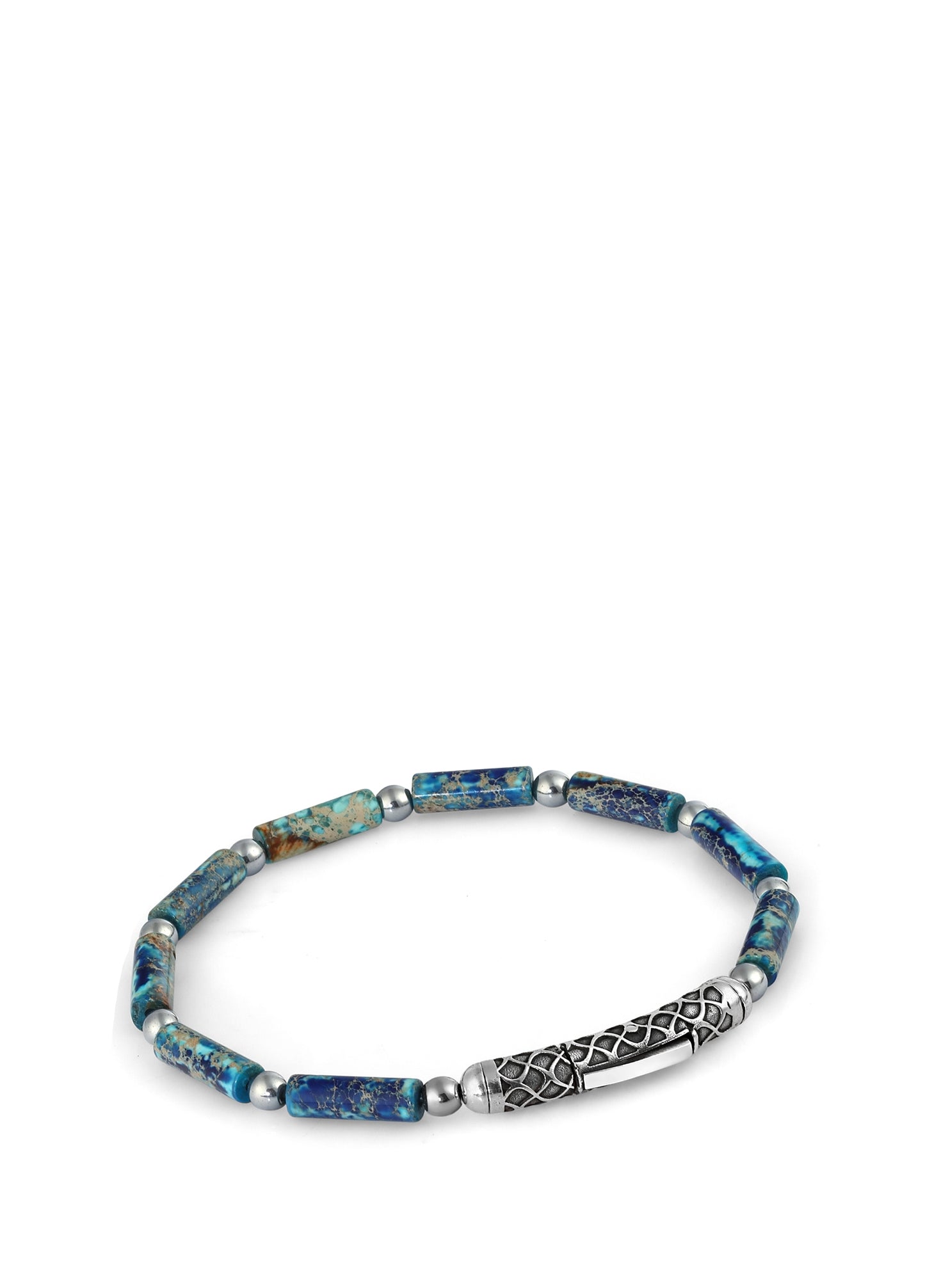 Men’s Sl-S Waves Pipe Vrst Silver Bracelet 2