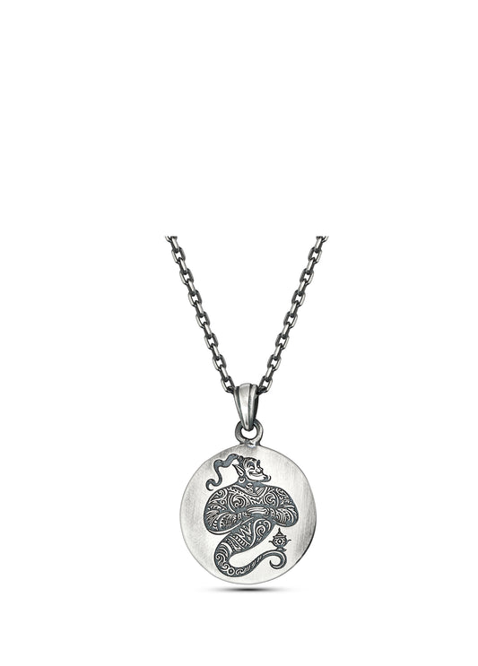 Men’s Aladdin Silver Necklace