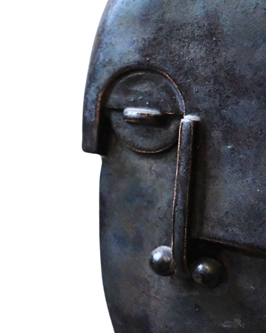 Obsidian Veil Handmade Black Wall Sculpture