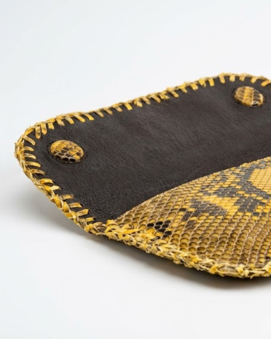 Milano Italian Python Clutch Handbag