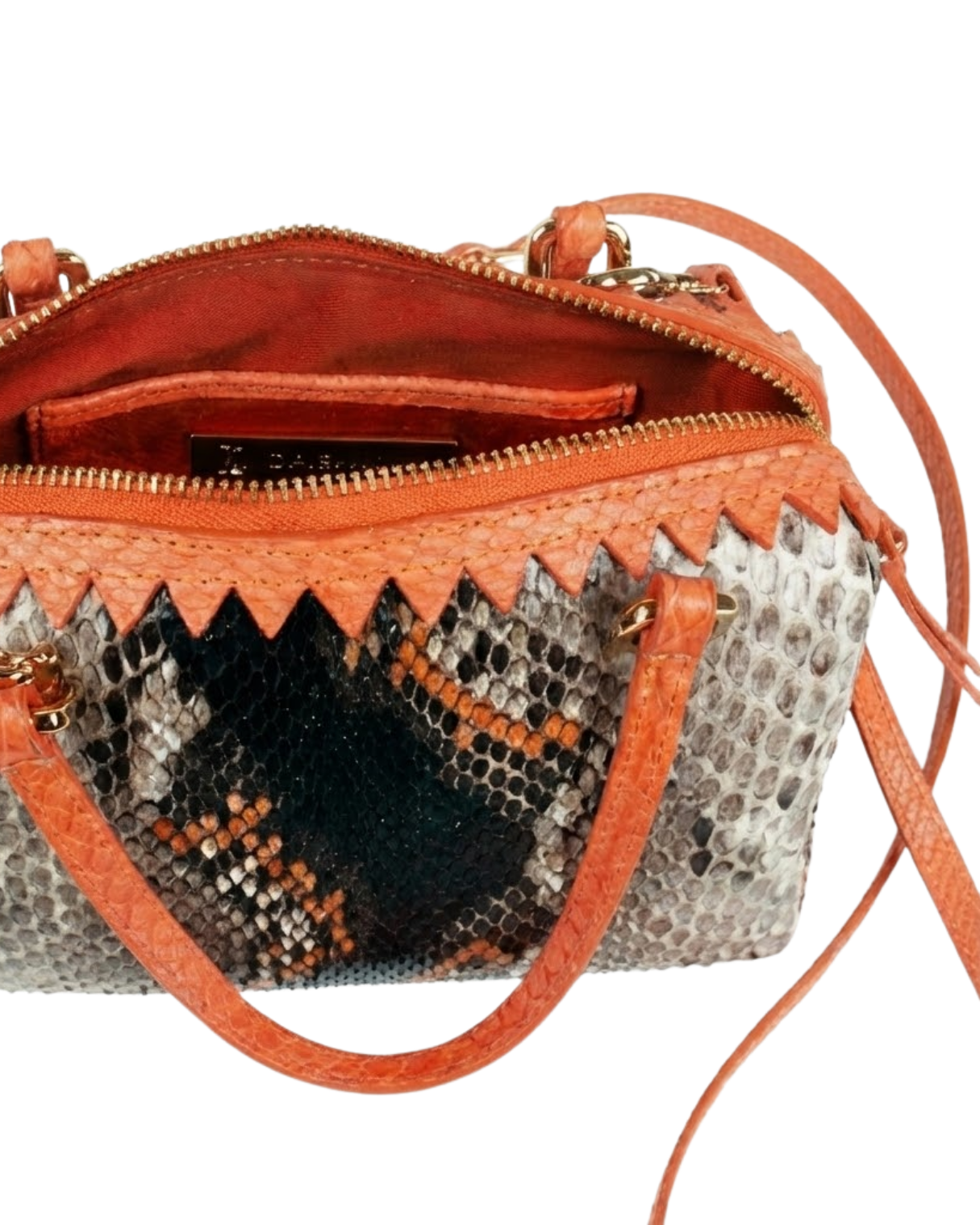Delaware Italian Python Leather Handbag