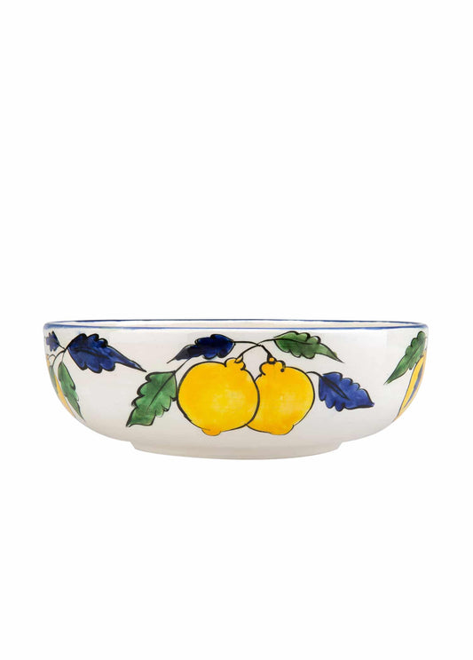 Amalfi Coast Handmade Medium Ceramic Salad Bowl (20 cm)