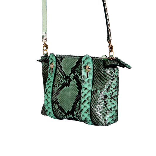 Angelic Italian Python Leather Handbag