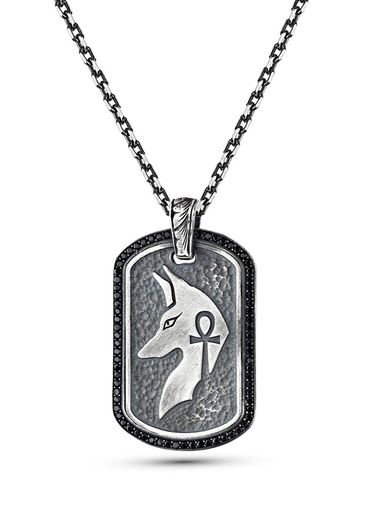Anubis Men’s Silver Necklace