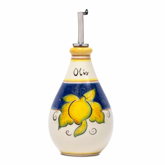 Brava Lemon Handmade Ceramic Oil Bottle