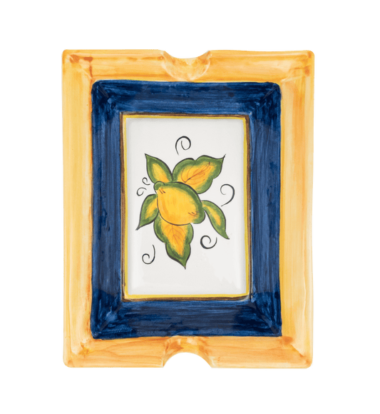 Brava Lemon Handmade Ceramic Mustard Cigar Holder