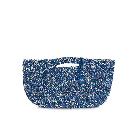 Capri In Classic Blue Basket Tote