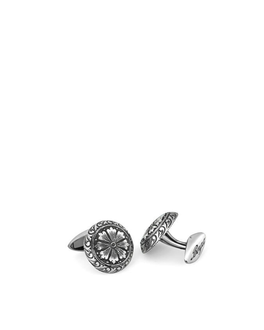 Camelia Silver Cufflinks