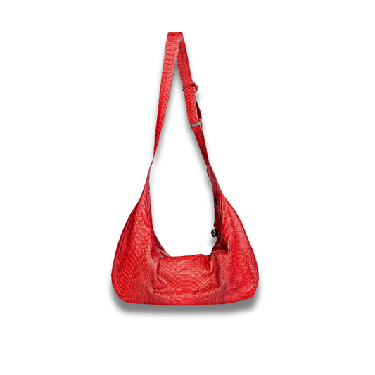 Orlando Italian Python Leather Handbag