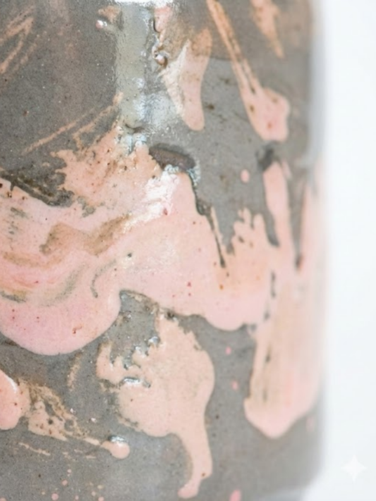 Earthtone Shot Handmade Brown Cup