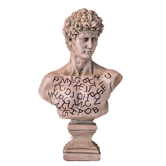 "Enough Said" Alçı Heykel