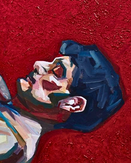 Falling 150×150cm Figurative Expressionism Surrealism Oil Painting