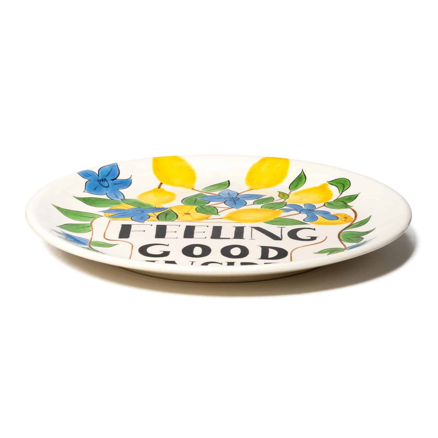 Inner Eye Handmade Feeling Good Inside Signature Ceramic Wall Plate