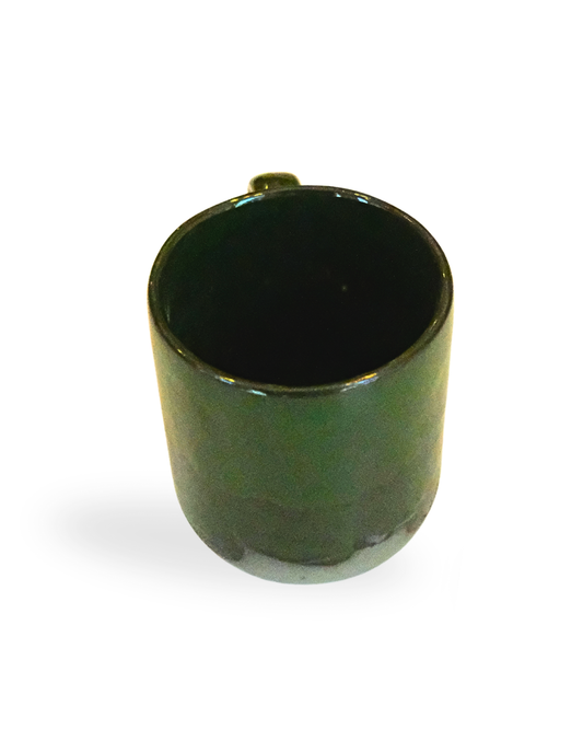 Forest Sip 8×7 cm Abstract Handmade Ceramic Mug