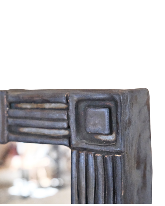 Frameedge 30×30 cm Abstract Handmade Ceramic Mirror