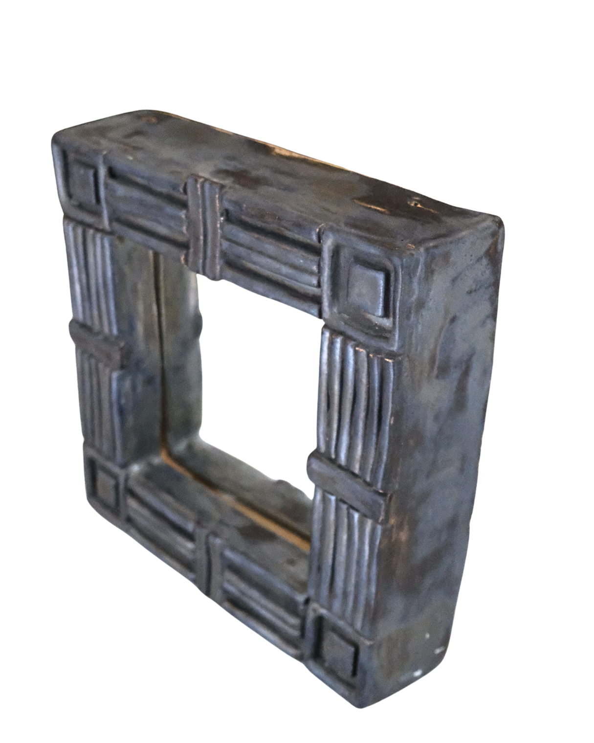 Frameedge 30×30 cm Abstract Handmade Ceramic Mirror