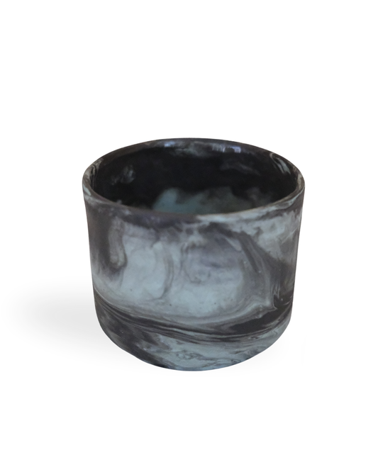 Frosted Sky 8×7 cm Abstract Handmade Ceramic Cup