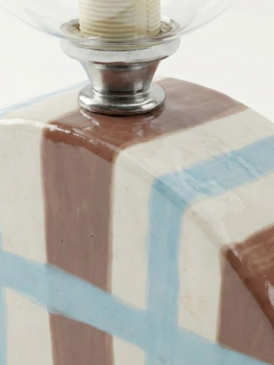 Gridplay Handmade Geometric Ceramic Lamp