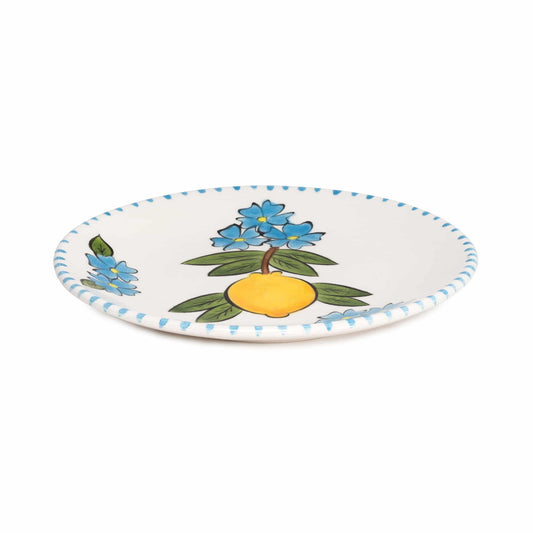 Happy Citrons Handmade Ceramic Dessert Plate (18 cm)