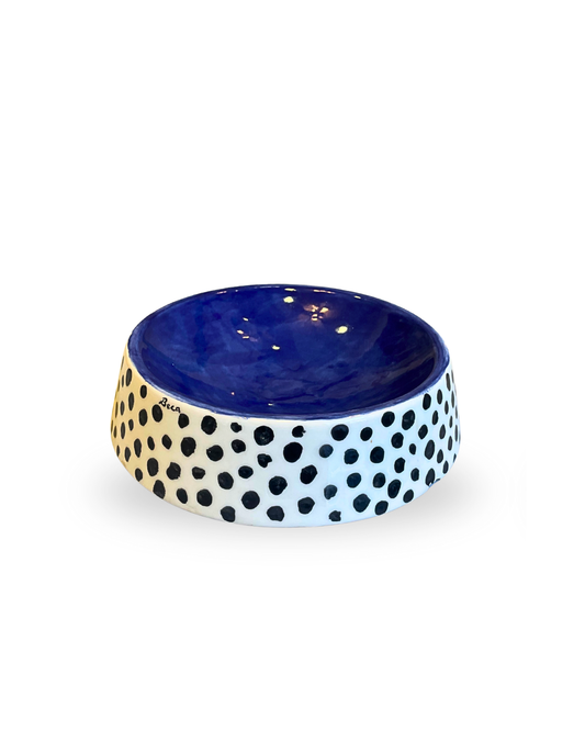 Indigo Pawfect Sky Ceramic Dog Bowl