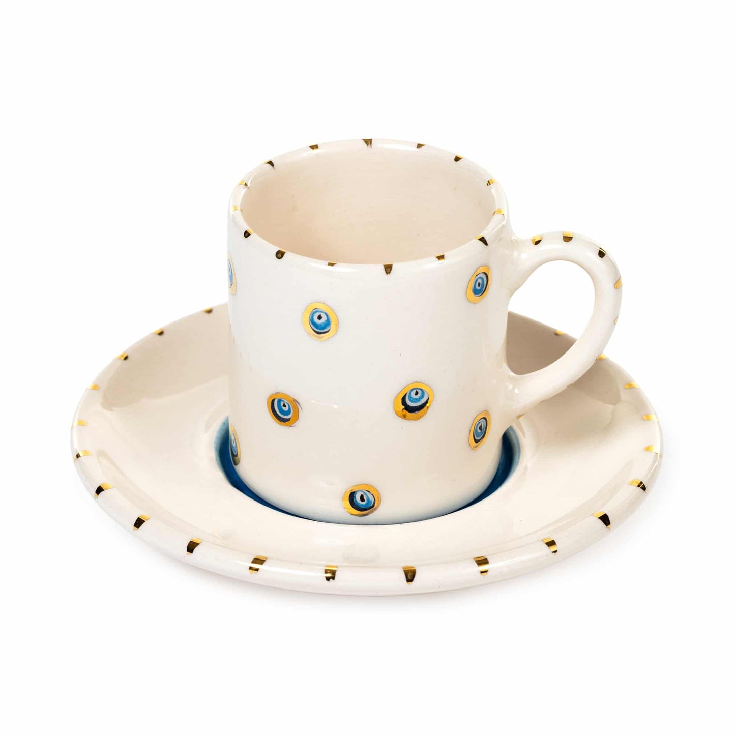 Inner Eye Handmade Multi Mini Eyes Ceramic Espresso Cup