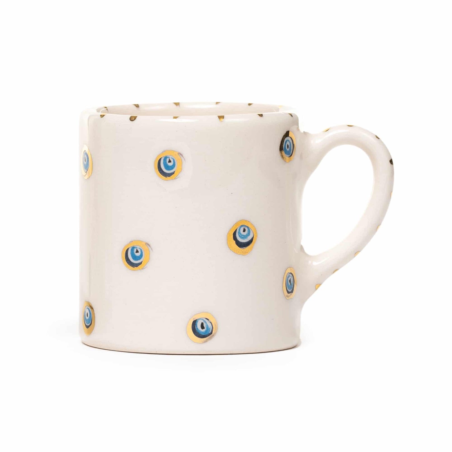 Inner Eye Handmade Multi Mini Eyes Ceramic Espresso Cup