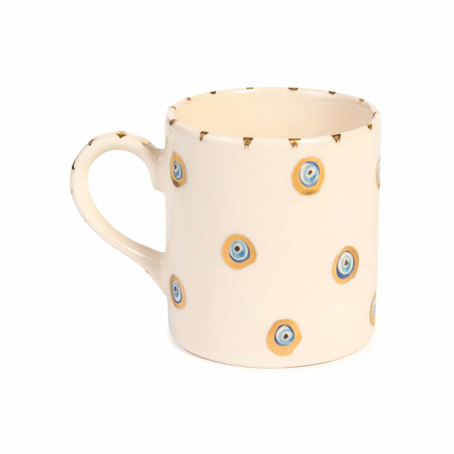 Inner Eye Handmade Multi Mini Eyes Ceramic Espresso Cup