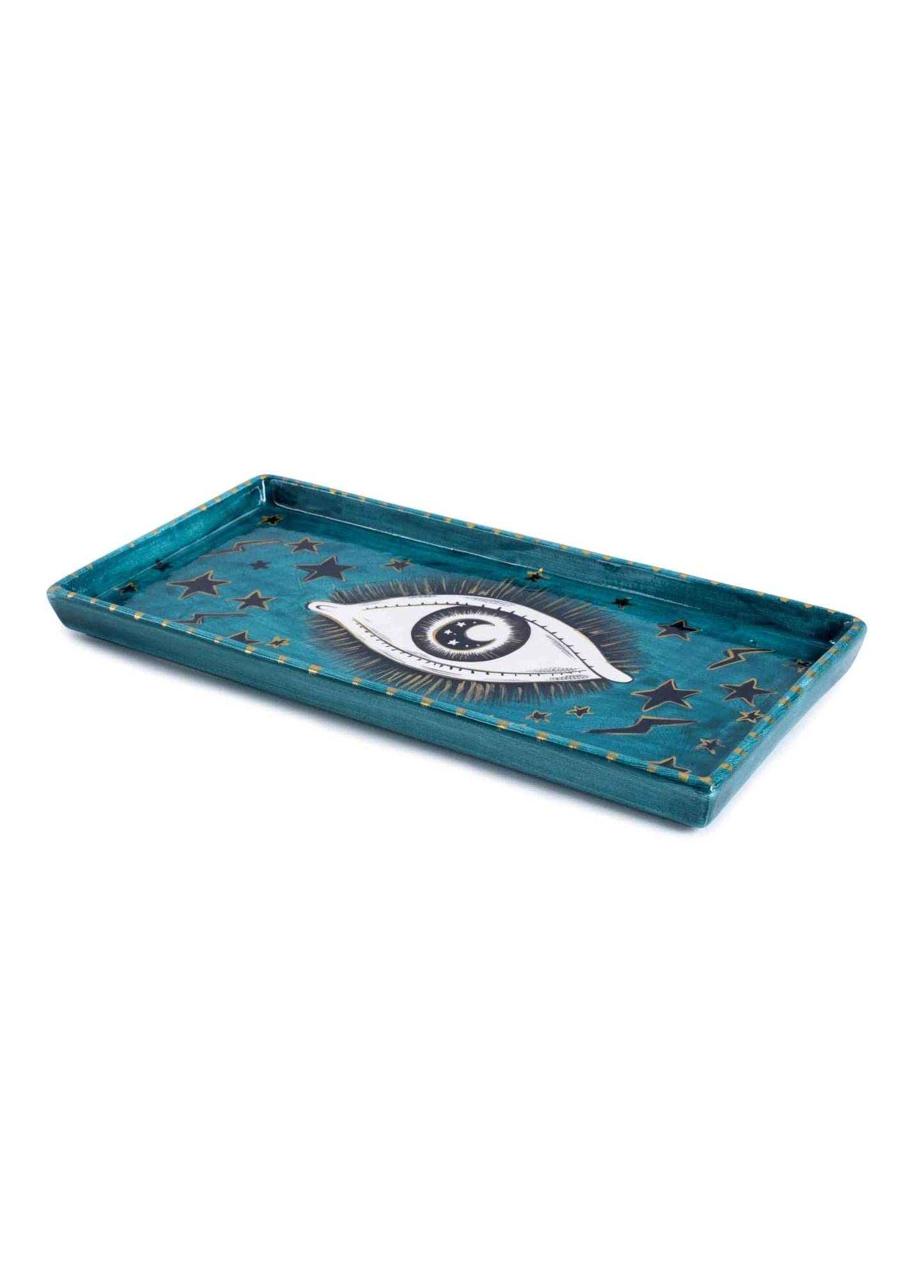 Inner Eye Handmade Green Eye Ceramic Tray