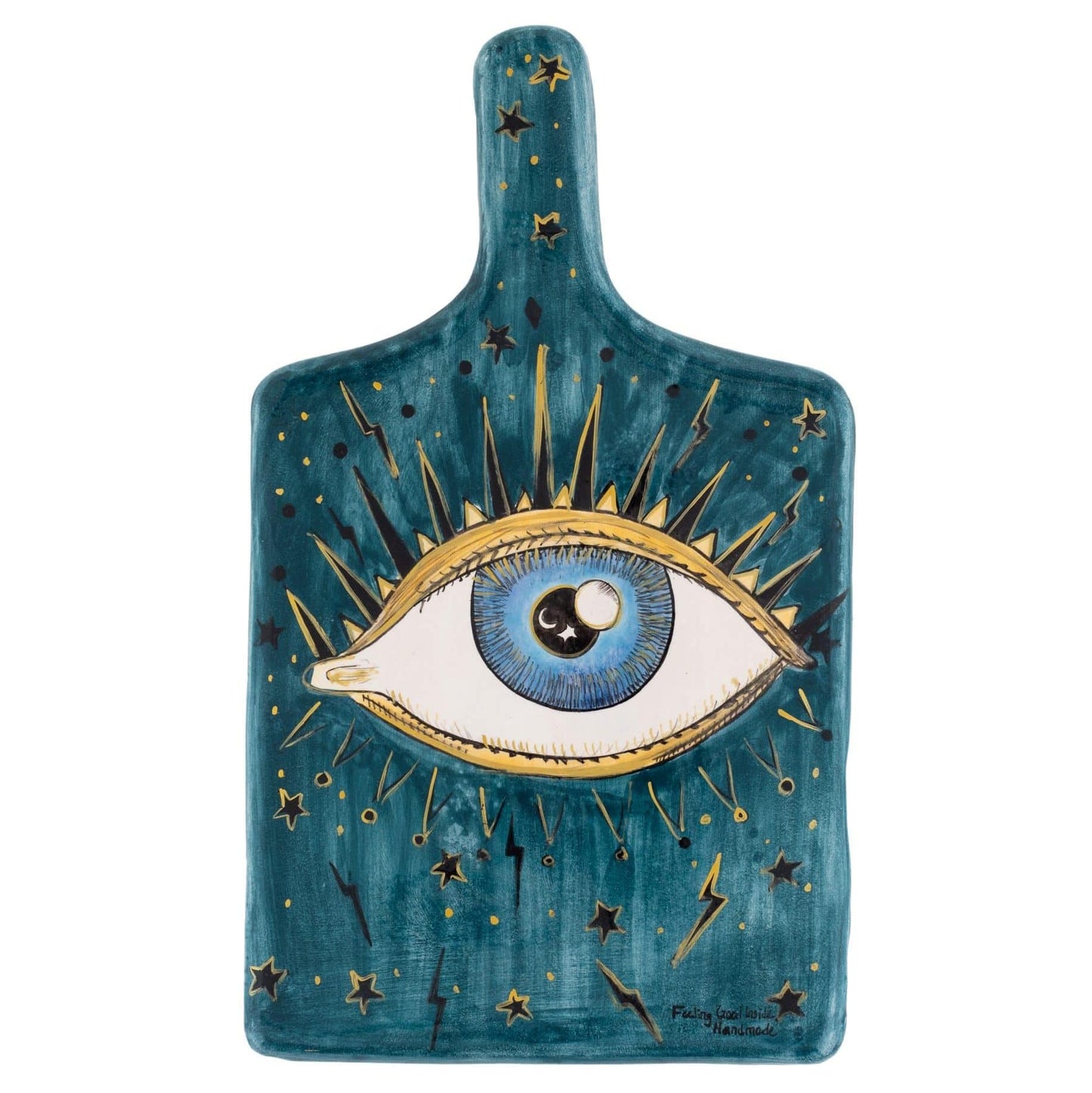 Inner Eye Handmade Ceramic Cheese Board (25 cm)