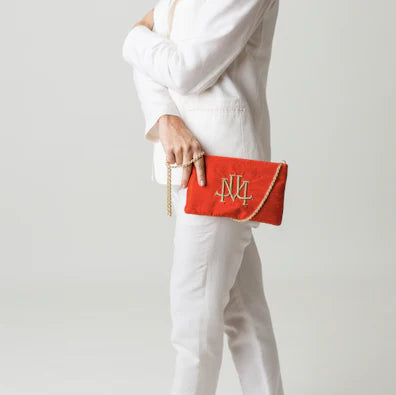 Iris In Baywatch Red Silk