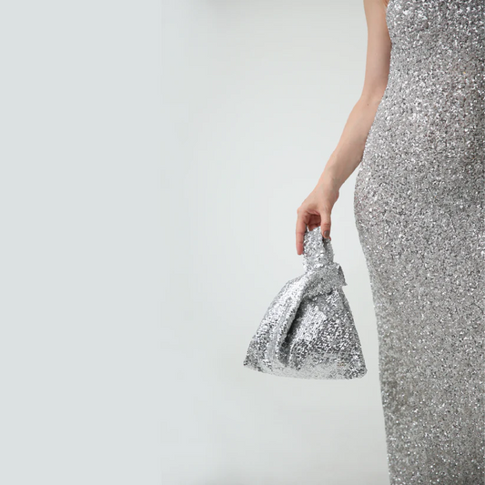 Jade In Silver Sequin