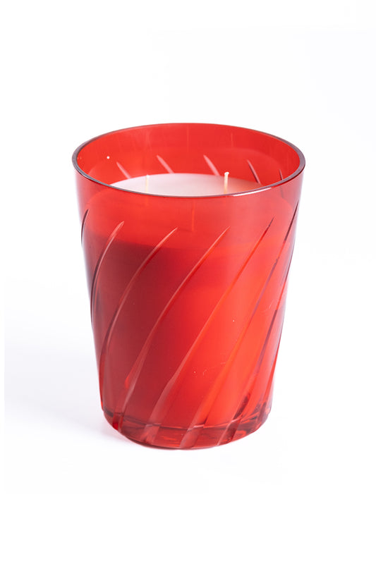 Kristal Kesimli Mum Serisi Vazo