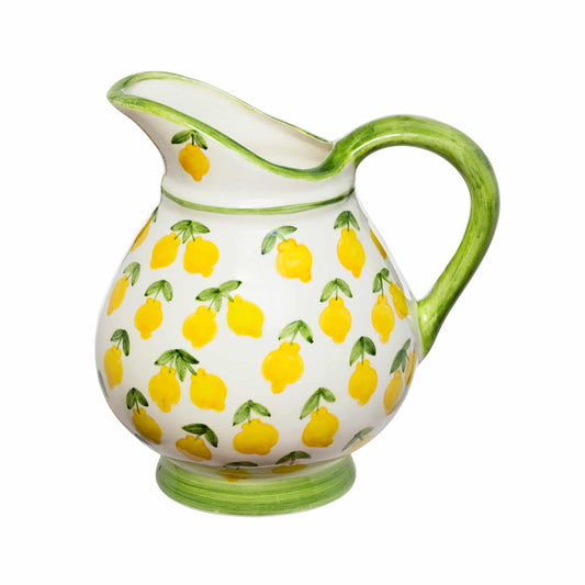 Lemon Splash Handmade Ceramic Classic Carafe