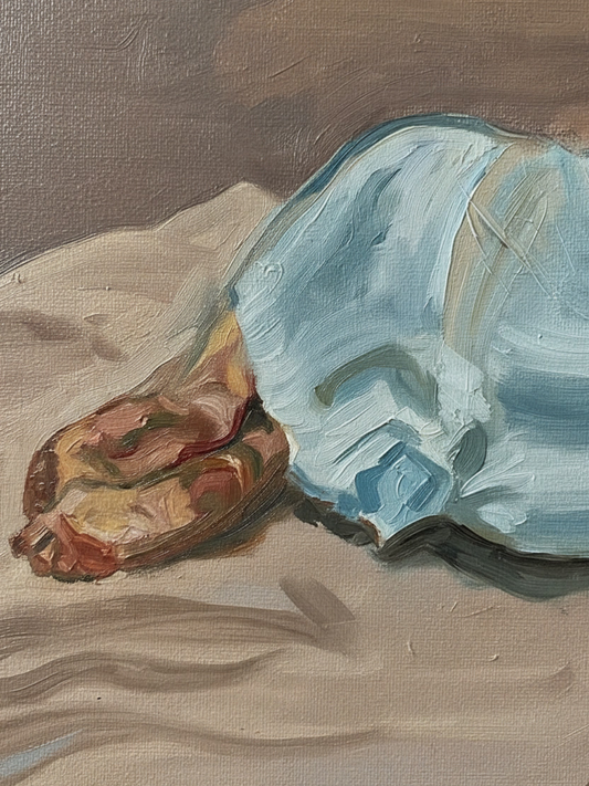 Lucian Freud (Exist Study) 30×40cm Figurative Expressionism Surrealism Oil Painting