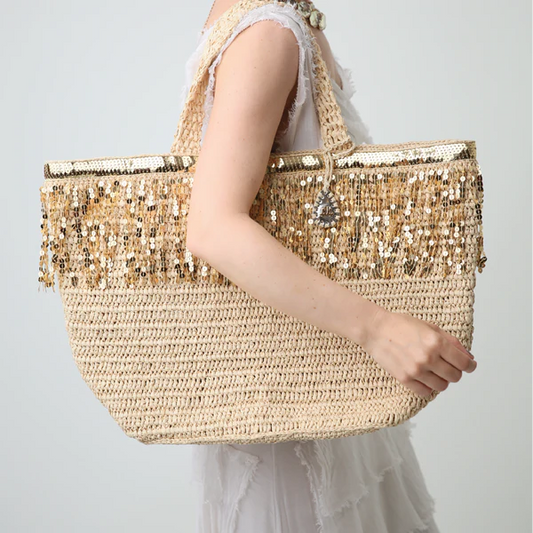 Maxi Loulou In Gold Sequin