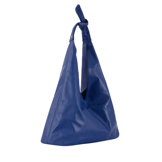 Maxi Ritz In Classic Blue Leather