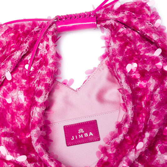 Mini Agnes In Pink Sequin