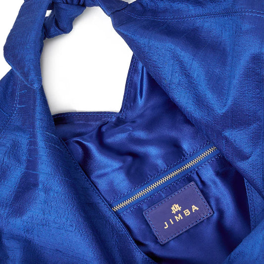 Maxi Ritz In Atlantic Blue Silk