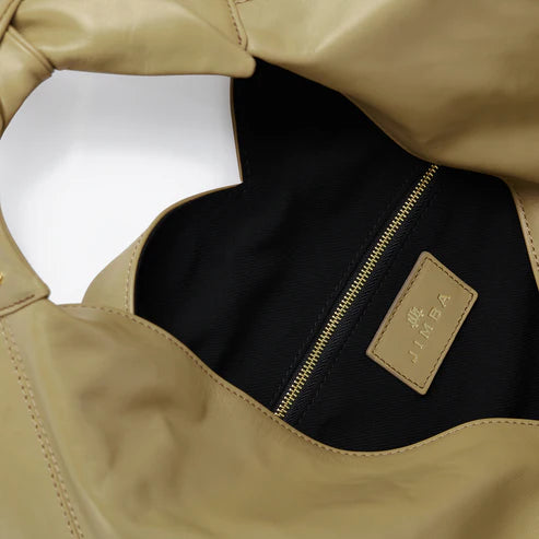 Maxi Ritz In Pale Green Leather