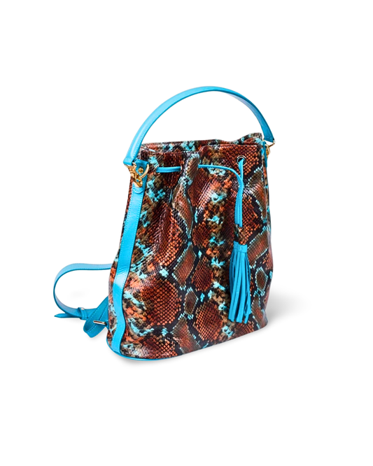 Mephisto Italian Python Leather Handbag