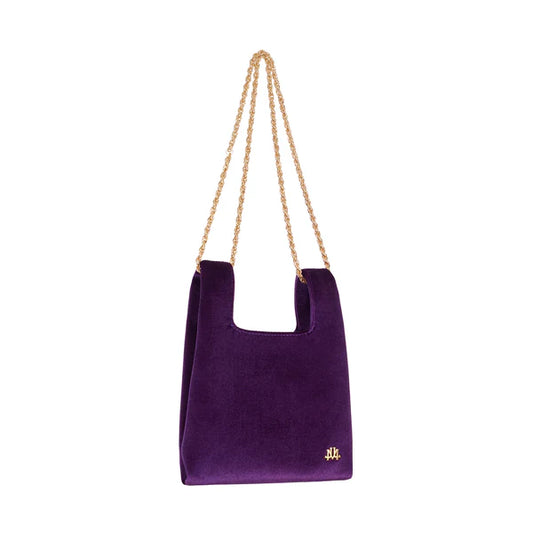 Micro Ines In Aubergine Velvet