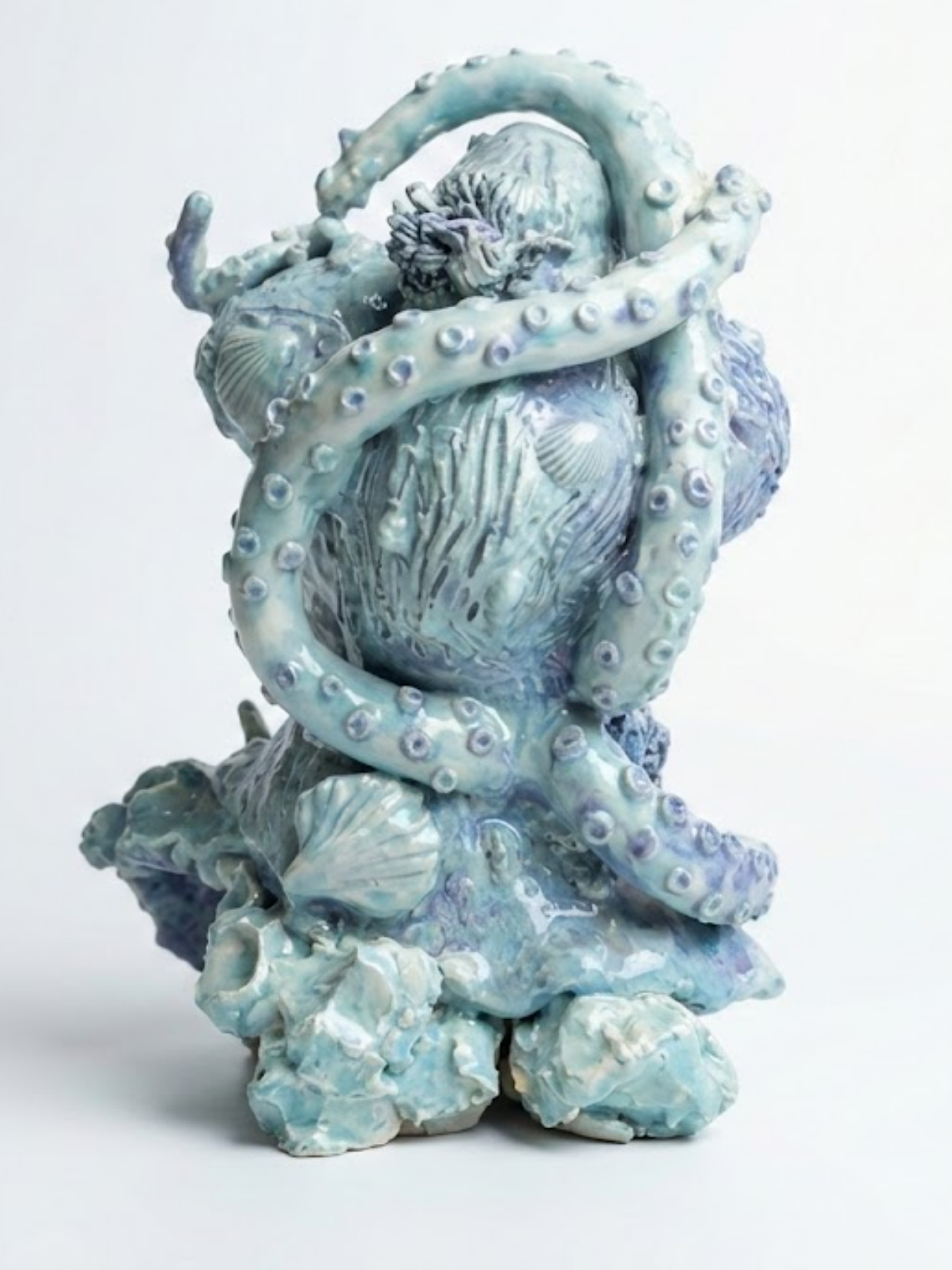 Oceanmind 32×20 cm Surrealist Figurative Ceramic Sculpture