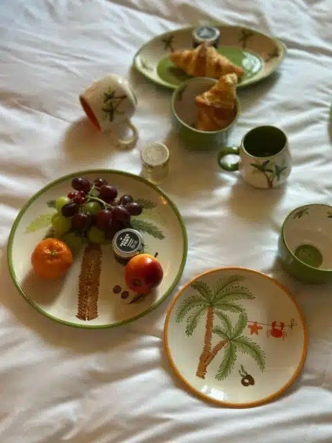 Palm Beach Handmade Ceramic Dinnerware Set for 6