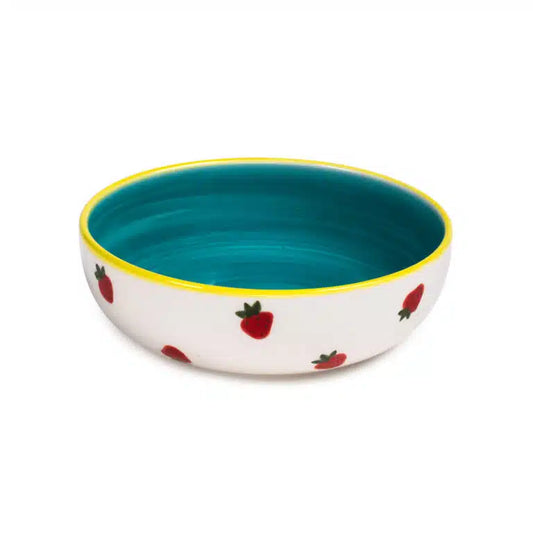 Petite Berry Handmade Ceramic Midi Salad Bowl (20 cm)