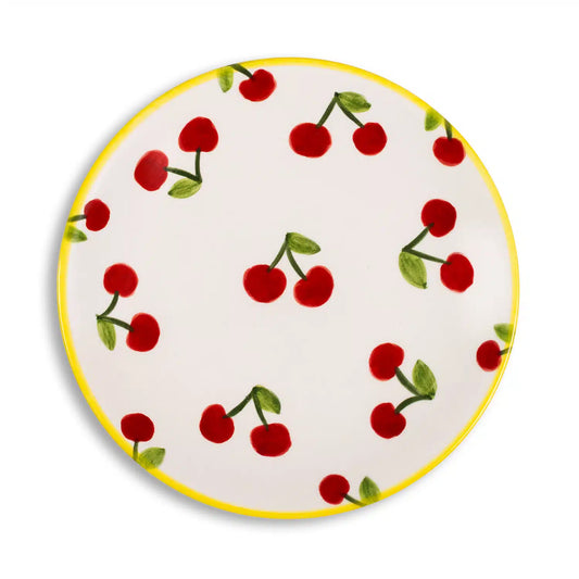 Petite Cherry Handmade Ceramic Cake Stand (18 cm)